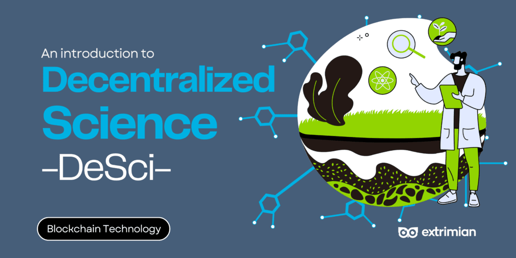 A network of decentralized science platforms, symbolizing the collaborative and open nature of DeSci. Blockchain Technology brand tech.