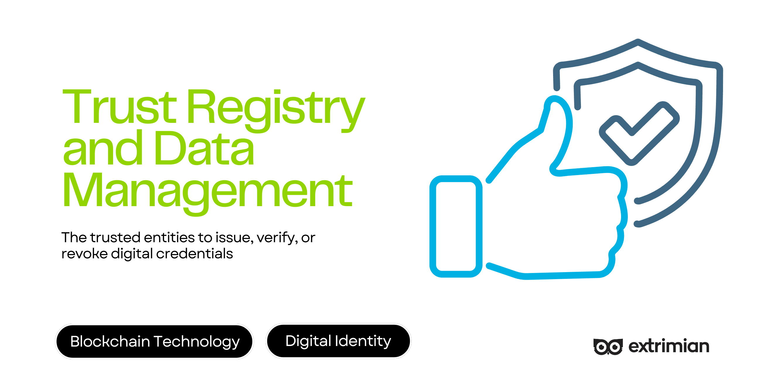 Extrimian Trust Registry & Data Management - Blockchain, Digital Identity, and Web3 AI System