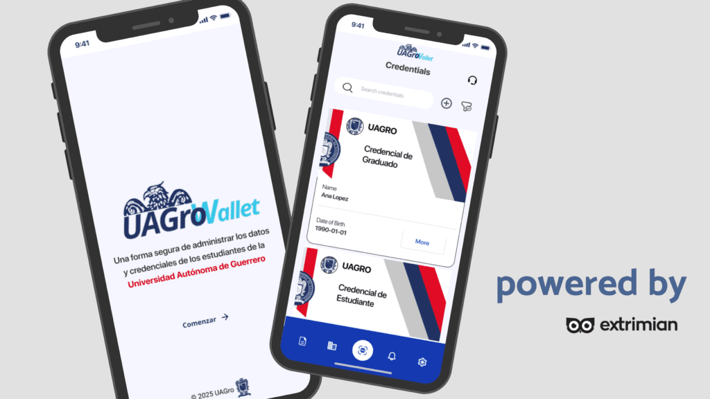 Verification of credentials and diplomas with UAGro Wallet Verifiable Credentials - powered by Extrimian